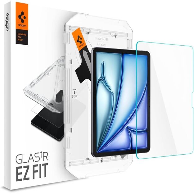 Spigen Glas.tR EZ Fit Tempered Glass for iPad Air 11&quot  2024 5