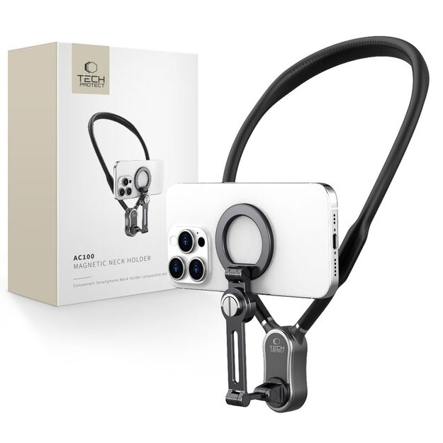 Tech-Protect AC100 Neck Bracket with MagSafe - Black 5