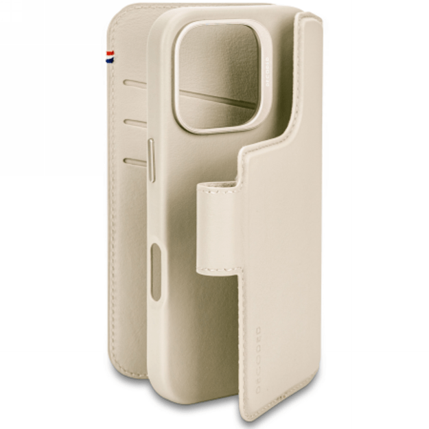 Decoded Leather Detachable Wallet MagSafe Case with Wallet for iPhone 16 Pro - Pink 2