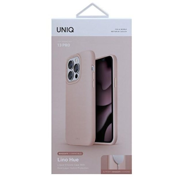 Uniq Lino Hue MagSafe case for iPhone 13 Pro / iPhone 13 - pink 5