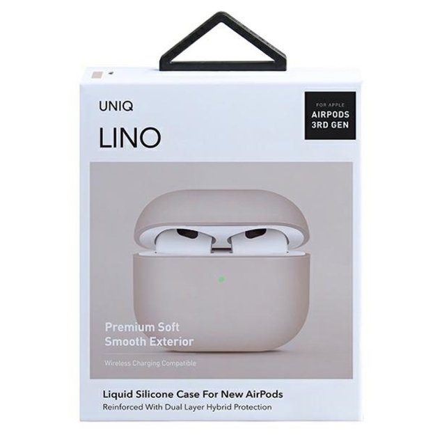 Uniq Lino Silicone case for AirPods 3 - pink 6