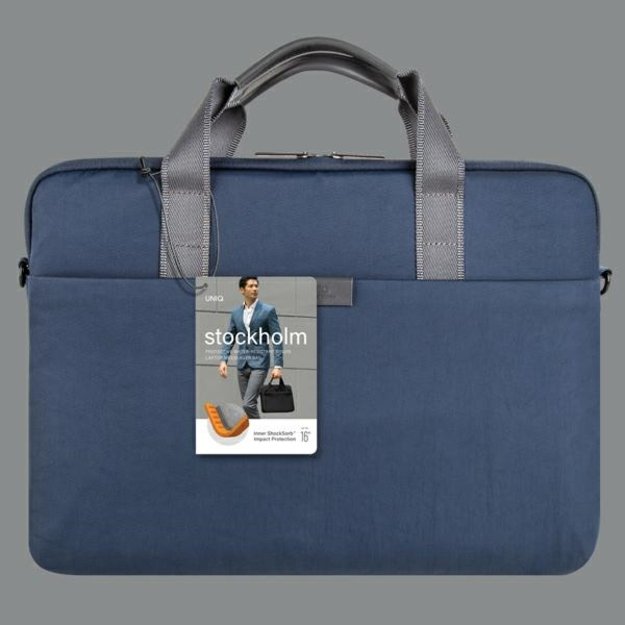 Uniq Stockholm bag for a 16&quot  laptop - blue 11