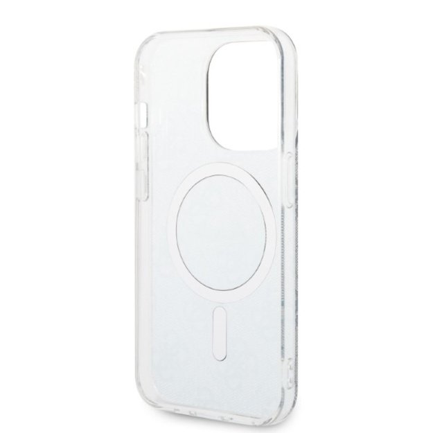 Set Guess GUBPP14LH4EACSB Case+ Charger iPhone 14 Pro 6.1  blue/blue hard case 4G Print MagSafe 5