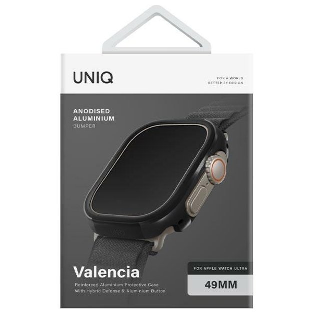 Uniq Valencia case for Apple Watch Ultra 49 mm - black 3