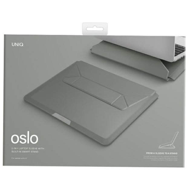Uniq Oslo case for a 14&quot  laptop - green 6