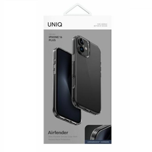 Uniq Air Fender iPhone 16 Plus Case - Gray 3