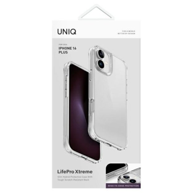 Uniq LifePro Xtreme Case for iPhone 16 Plus - Clear 3