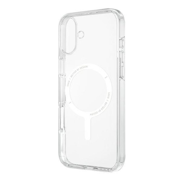 Uniq Clario iPhone 16 Plus 6.7&quot  Magclick Charging case transparent/lucent clear 2