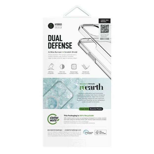 Uniq Clario iPhone 16 Plus 6.7&quot  Magclick Charging case transparent/lucent clear 4