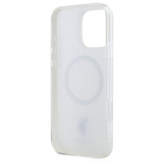 US Polo IML Ring MagSafe Case for iPhone 16 Pro Max - White 6