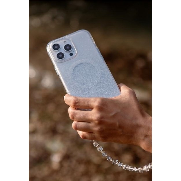 Uniq Coehl Lumino Magnetic Charging case for iPhone 16 Pro - silver 7