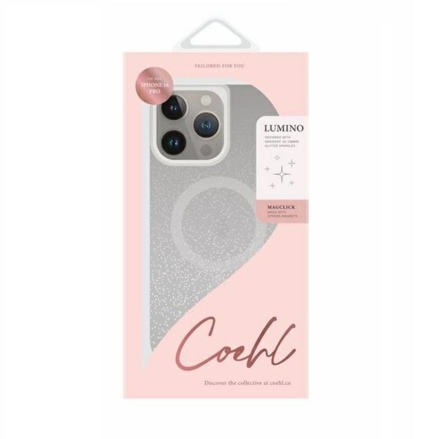 Uniq Coehl Lumino Magnetic Charging case for iPhone 16 Pro - silver 4
