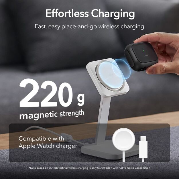 ESR Orbit Halolock MagSafe case for Apple AirPods 4 - black 2