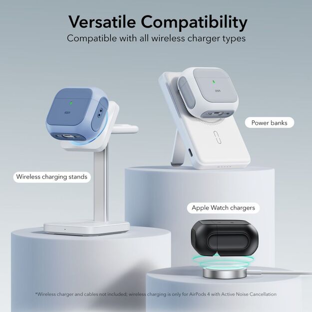 ESR Orbit Halolock MagSafe case for Apple AirPods 4 - black 4