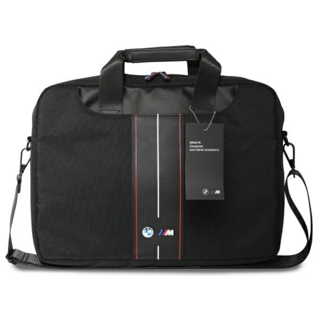 BMW BMCB15COMPVSKR Bag 16&quot  Black Nylon Red Stripe 3