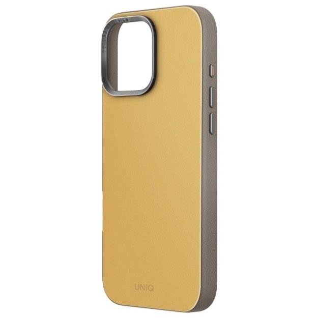 Uniq Lyden DS iPhone 16 Pro Max 6.9&quot  Magclick Charging case yellow-gray/yellow-gray 2