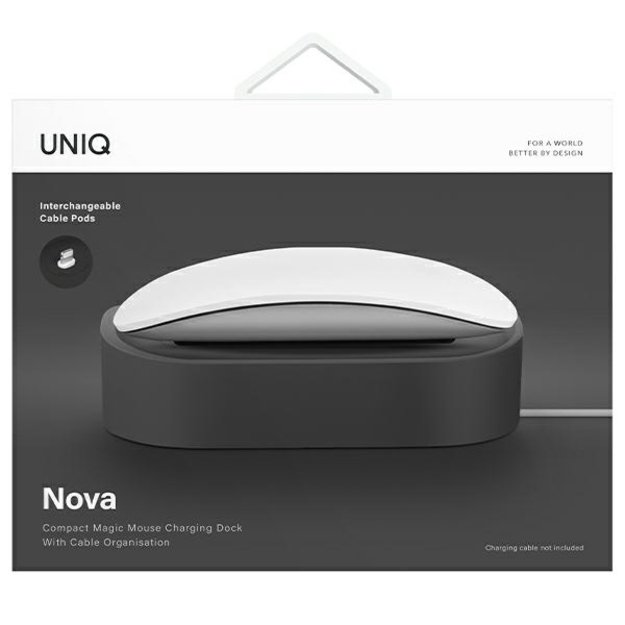 Uniq Nova Magic Mouse Docking Station Dark Grey 3
