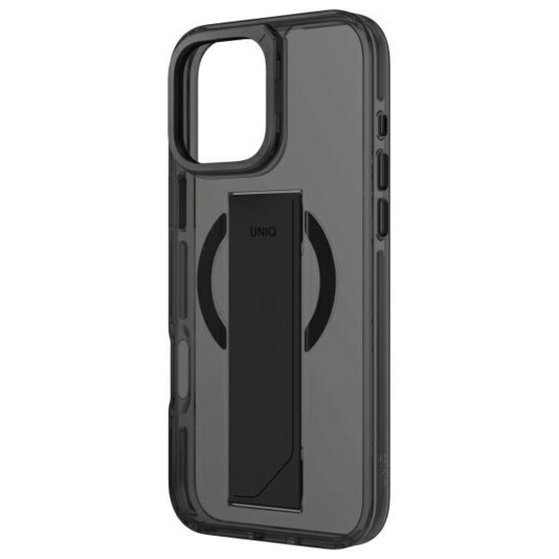 Uniq Heldro Max iPhone 16 Pro 6.3&quot  Magclick Charging Case Black/Vapour Smoke 2