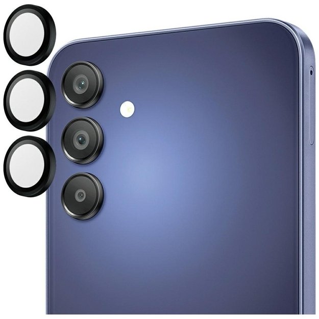 PanzerGlass Hoops Tempered Glass Lens Cover for Samsung Galaxy A16 / A16 5G - Black 2