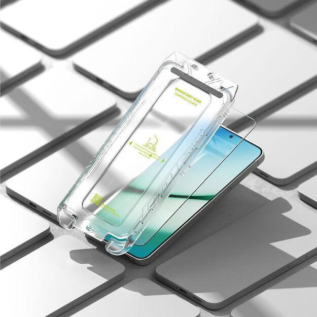 Ringke Easy Slide 2-pack tempered glass for Samsung Galaxy S25 4
