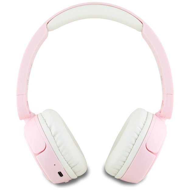 Hello Kitty Face Logo Bluetooth On-Ear Headphones - Pink 2