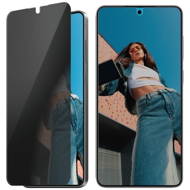 PanzerGlass Ultra-Wide Fit Privacy Glass for Samsung Galaxy S25 Edge - Clear 1