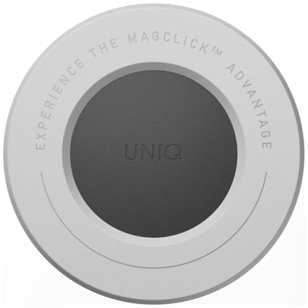 Uniq SnapMount Self-Adhesive Magnetic Holder - Gray and Black 1