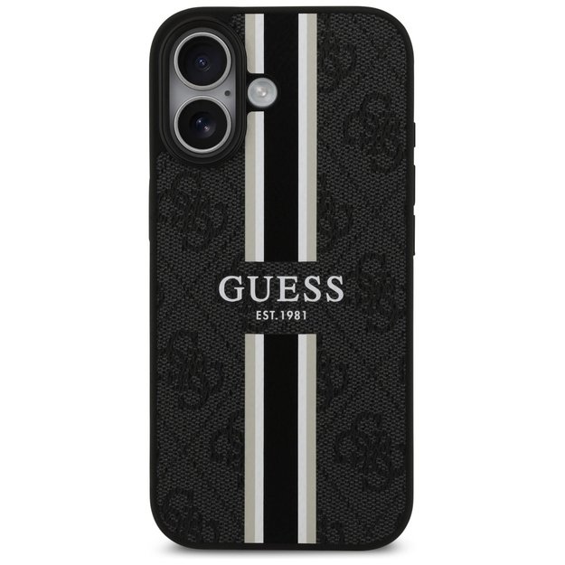 Guess 4G Printed Stripes MagSafe case for iPhone 17 - black 2