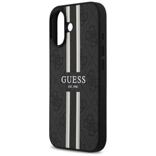 Guess 4G Printed Stripes MagSafe case for iPhone 17 - black 5