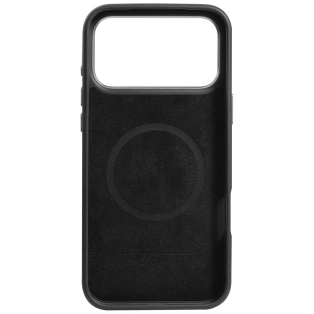 Audi R8 Genuine Leather MagSafe Case for iPhone 17 Pro Max - Black and Red 7