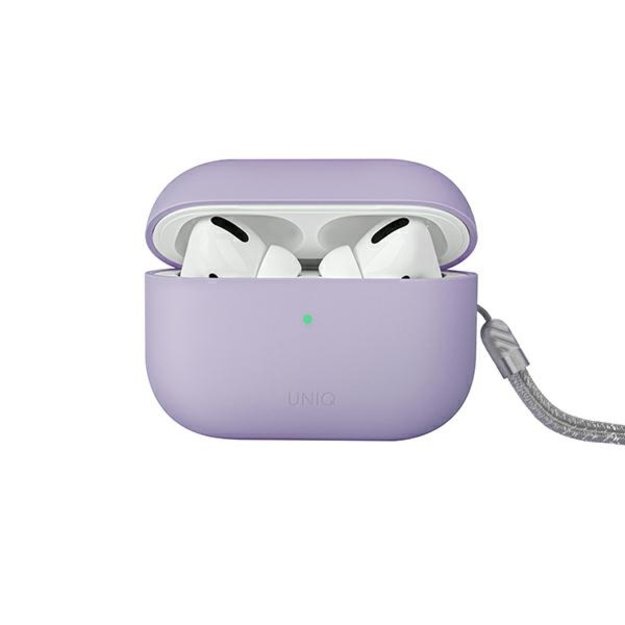 Uniq Lino Silicone AirPods Pro 2 Case - Purple