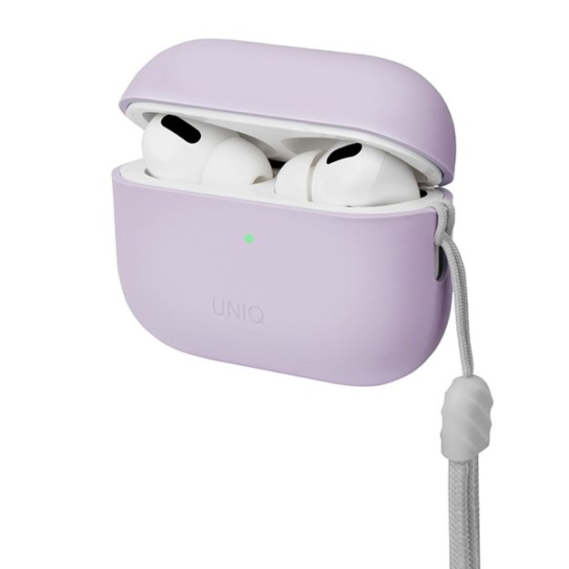 Uniq Lino Silicone AirPods Pro 2 Case - Purple 1