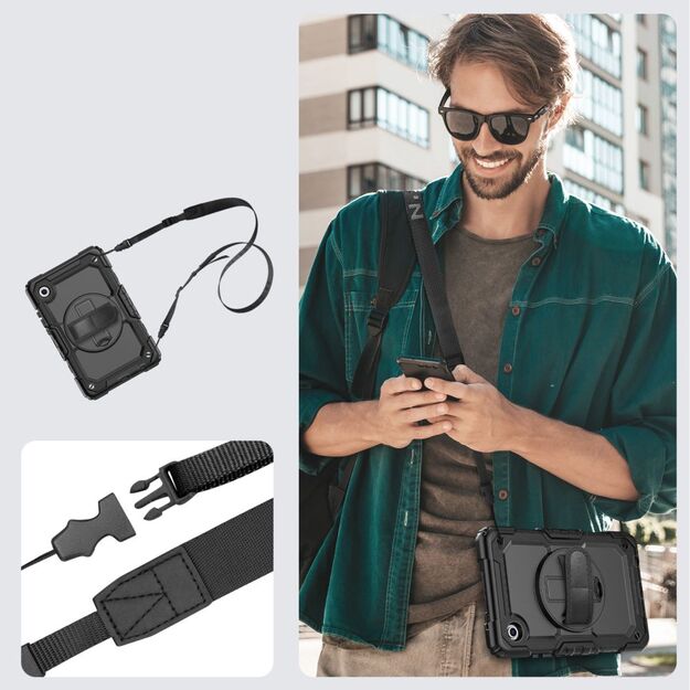 Etui Tech-Protect Solid na Samsung Galaxy Tab A9 / A11 8.7 X110 / X115 / X133 / X135 - czarne 8