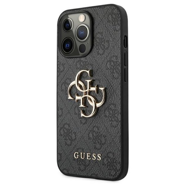 Guess GUHCP13X4GMGGR iPhone 13 Pro Max 6.7&quot  grey/grey hardcase 4G Big Metal Logo 8