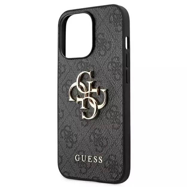 Guess GUHCP13X4GMGGR iPhone 13 Pro Max 6.7&quot  grey/grey hardcase 4G Big Metal Logo 5