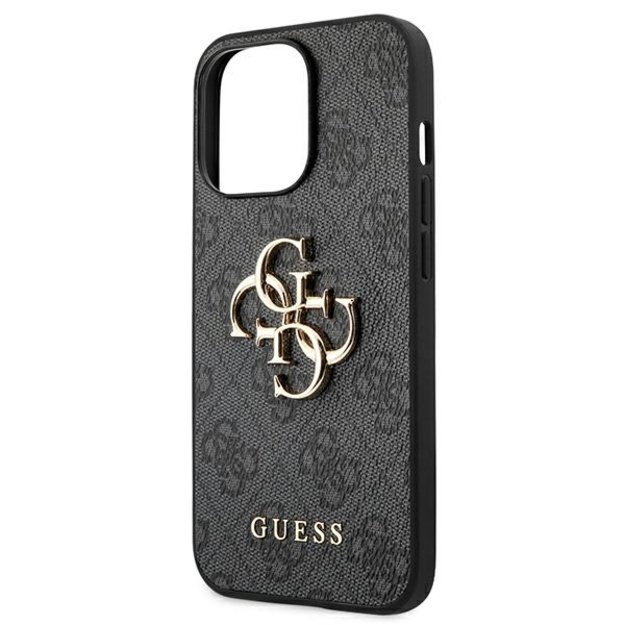 Guess GUHCP13X4GMGGR iPhone 13 Pro Max 6.7&quot  grey/grey hardcase 4G Big Metal Logo 12