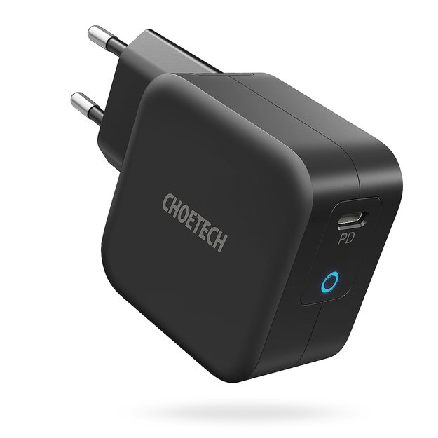 Choetech GaN USB Type C wall charger 61W Power Delivery black (Q6006) 1
