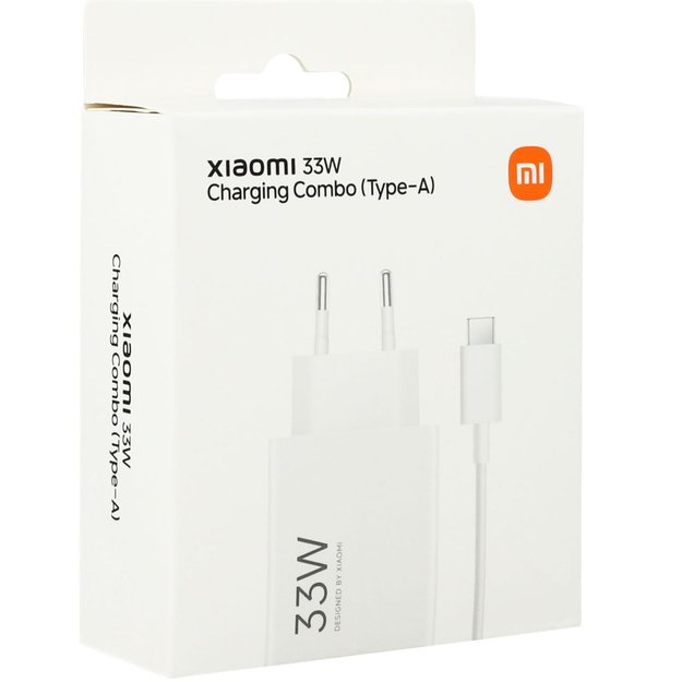 Xiaomi MDY-16-EF 1xUSB-A 33W Wall Charger with 3A USB-C Cable - White 8