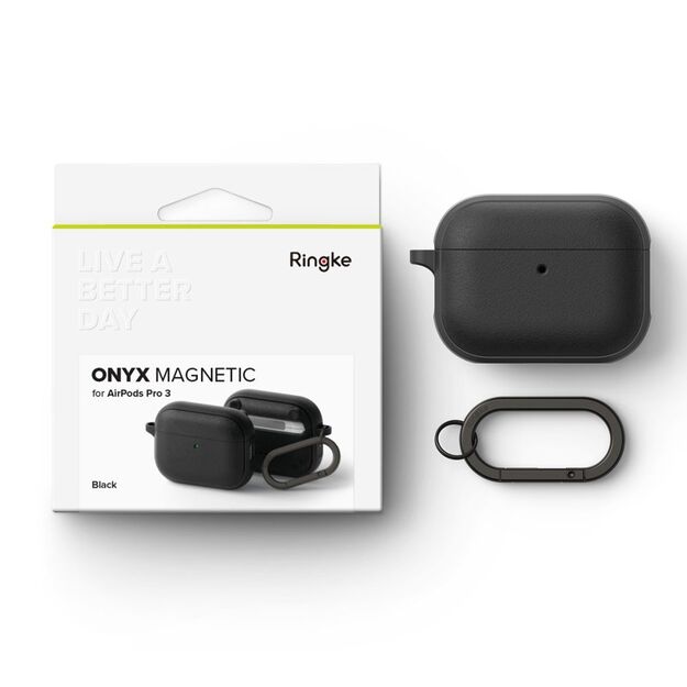 Ringke Onyx Magnetic MagSafe Case for AirPods Pro 3 - Black 6
