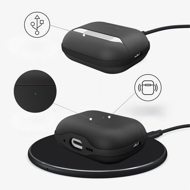 Tech-Protect NaturalFit Case for AirPods Pro 3 - Black 6