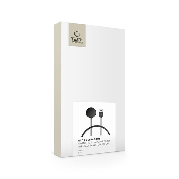 Tech-Protect MC03 UltraBoost Wireless Charger for Samsung Galaxy Watch - Black 3