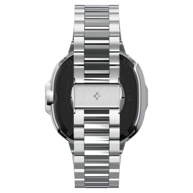 Spigen Bezel Tune Pro Pilot Cover for Samsung Galaxy Watch 8 Classic 46mm - Silver 5