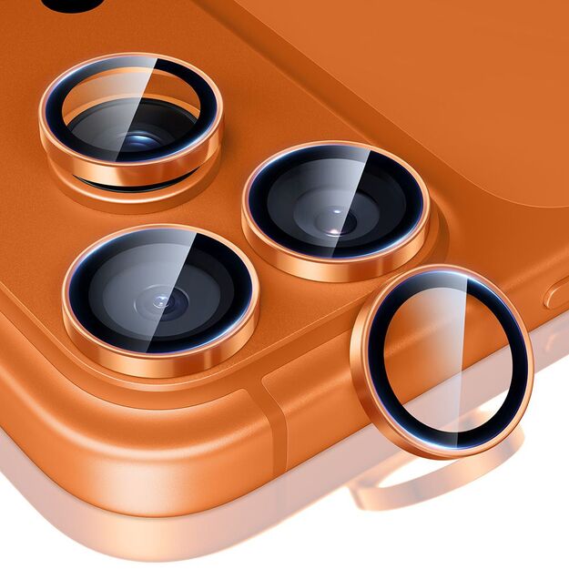 ESR Armorite Camera Lens Glass for iPhone 17 Pro / Max / 15 Pro / Max / 16 Pro / Max / 17 Pro / Max - Orange 1