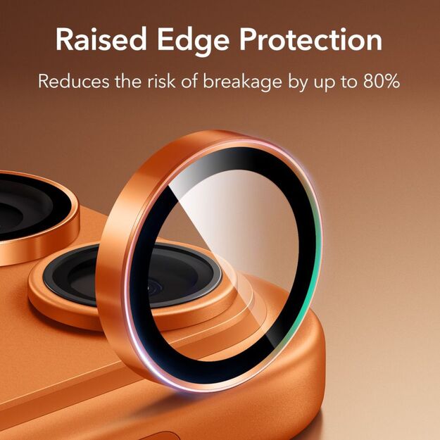 ESR Armorite Camera Lens Glass for iPhone 17 Pro / Max / 15 Pro / Max / 16 Pro / Max / 17 Pro / Max - Orange 3