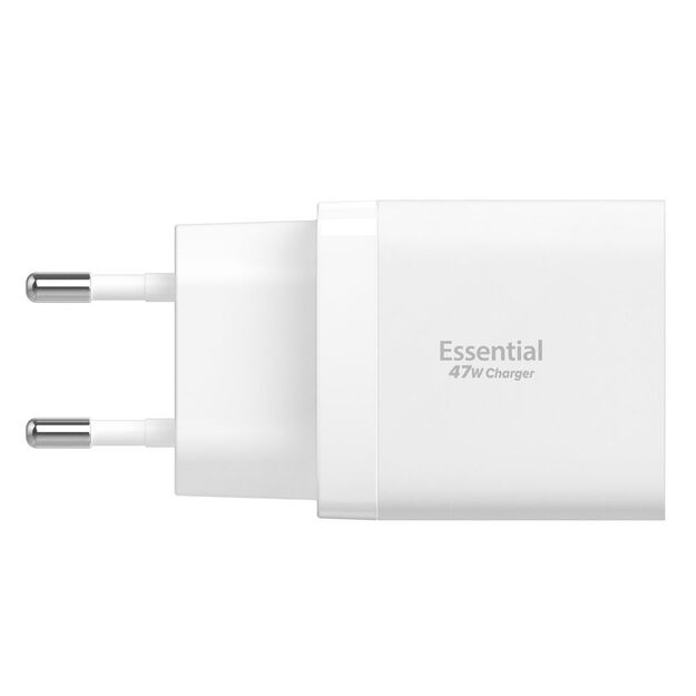 Spigen Essential EE472EU 2-port USC-C 47W wall charger - white 2