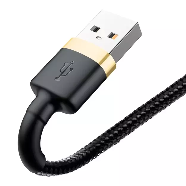 Baseus Cafule USB-A / Lightning 2A QC 3.0 cable 3 m - black and gold 3
