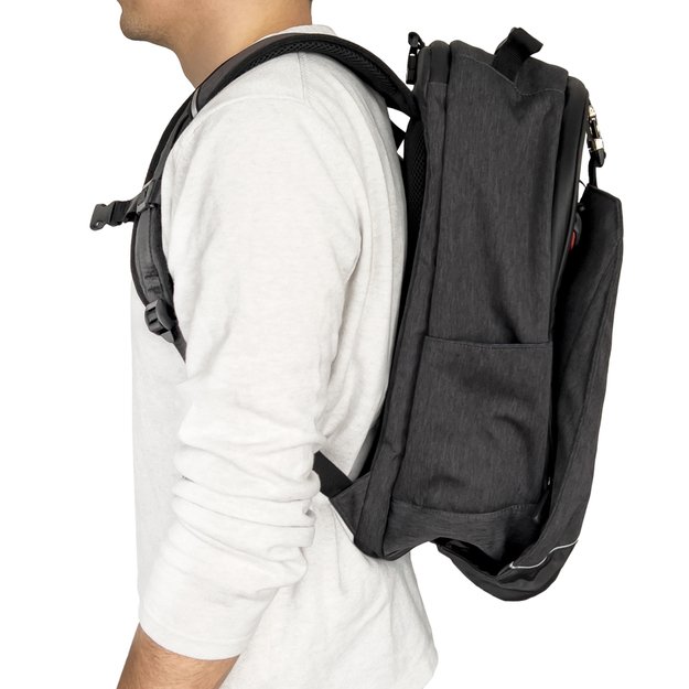 Wozinsky bike pannier bag, bike backpack with frame, 2in1, 40l, black (WBB33BK) 12