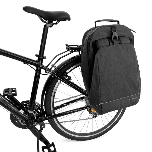 Wozinsky bike pannier bag, bike backpack with frame, 2in1, 40l, black (WBB33BK) 24