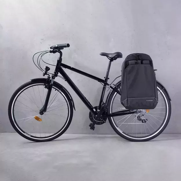 Wozinsky bike pannier bag, bike backpack with frame, 2in1, 40l, black (WBB33BK) 35