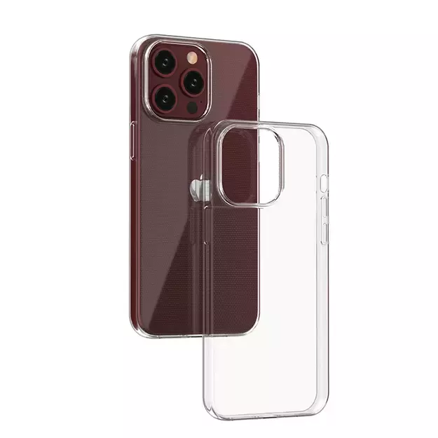 iPhone 15 Pro Max case from the Ultra Clear series in transparent color 1